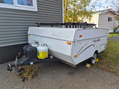 Moving, unable to pop up myself , had a leak but fixed it .available for viewing