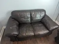 Genuine Leather Sofa Two Piece Set