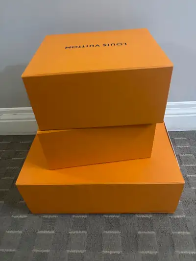 Authentic Louis Vuitton Storage Boxes With Magnetic Closure, View more