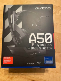 ASTRO Gaming A50 Wireless Headset + Base Station - New/Open