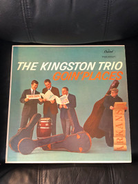 The Kingston Trio, goin’ places, vintage vinyl, LP record