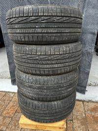 4 USED GOODYEAR EAGLE RS A2 SUMMER TIRES M+S 245/45R19