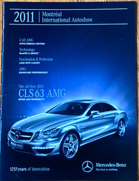 2011 MONTREAL INTERNATIONAL AUTO SHOW BROCHURE FOR SALE