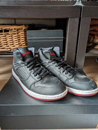 Nike Air Jordans Access Black gym red basketball shoes 