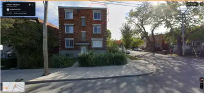 3½ Disponible pour 1er Juillet , au quartier Merci-est. 1022 $/mois, sans chauffe (environ 80/mois e...