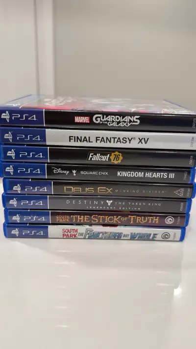 Lot of 7 PS4 Games - Guardians of the Galaxy, Final Fantasy XV, , View more