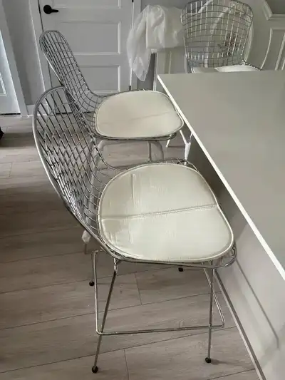 Set of 3 new metal frame Original Bar stools, View more