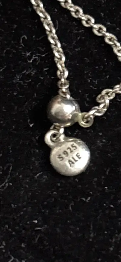 Pandora station necklace Adjustable