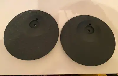 5 Yamaha PCY100 Crash Hihat Electronic Cymbal Pads DTX Drum Set, View more