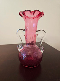 Pink Crystal Vase
