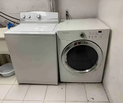 I'm selling a used Maytag washer and Frigate dryer, both in working condition and ready to tackle yo...