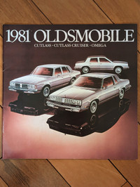 Oldsmobile Cutlass and Omega Dealership Brochures, GM Canada