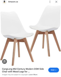 Modern kitchen Chairs white