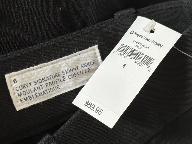 Gap Curvy Skinny Ankle Pants Size 6. NEW w tags in Women's - Bottoms in City of Toronto - Image 4