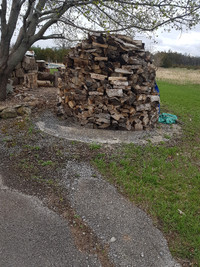Firewood, cut and split, $150 a full cord, mostly poplar