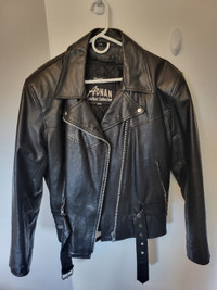 Women’s (ADNAN) Leather motorcycle jacket