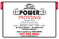 Power Moving- Professional Waterloo Movers- FREE quotes
