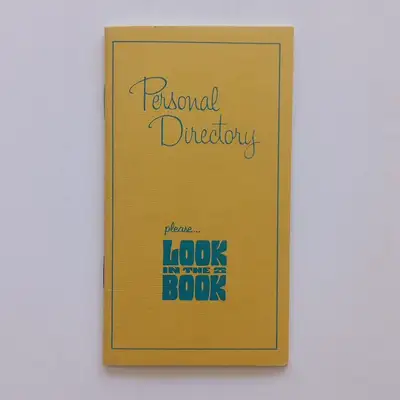 This original 1970 Bell Canada Personal Directory is a rare find for collectors of vintage communica...