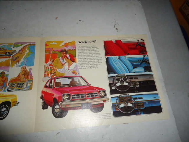 1978 PONTIAC ACADIAN SALES BROCHURE. CAN MAIL IN CANADA in Arts & Collectibles in Belleville - Image 4