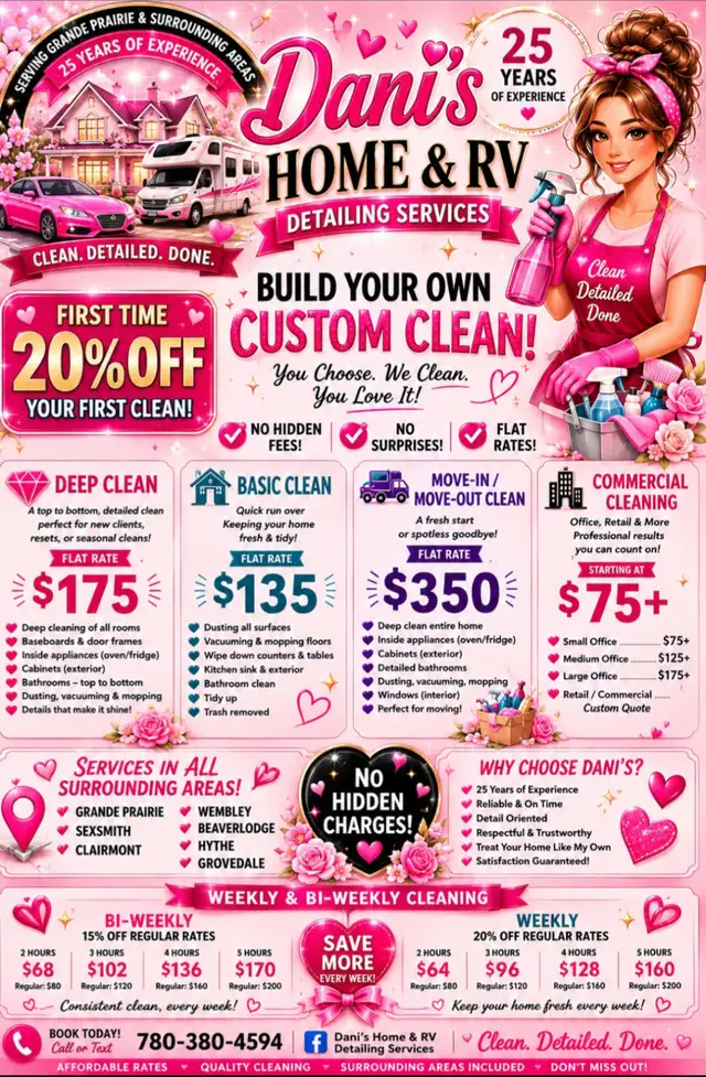 ✨ HUGE SAVINGS ON CLEANING SERVICES! ✨
