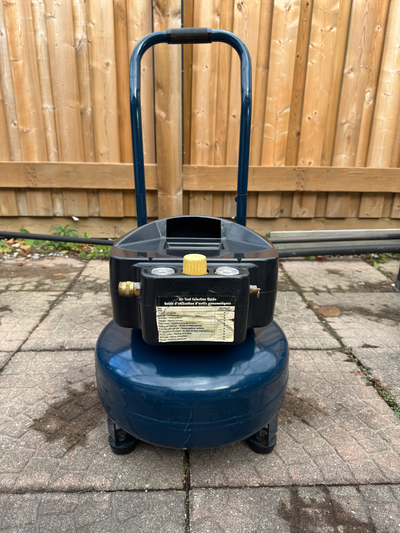 Good working condition. Holds pressure properly and builds air with no issues. Ideal for inflating t...