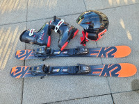 K2 88 cm skis Tecnopro ski boots 20.5 Small helmet