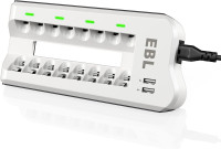 Battery Charger with Dual USB Ports