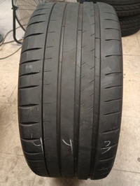 1 x 235/35/20 MICHELIN pilot sport 4S summer tire 90% tread left