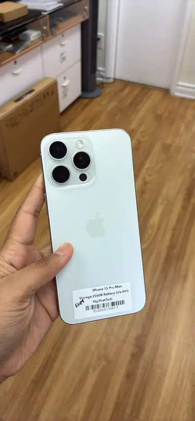 iPhone 15 Pro Max 256GB White Titanium , View more