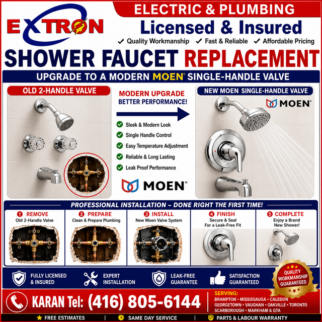 Licensed Plumber ✔️ Brampton ✔️ Mississauga ✔️ GTA ☎️ KARAN in Plumbing in Mississauga / Peel Region - Image 9