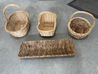 Baskets and Table Decor