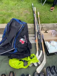 Hockey stick and bag for sale