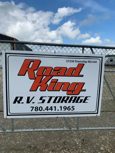 Road King RV Storage located @ 27230 township road 540 is a smaller 80 lot facility. Prices are $40...