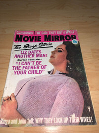 Movie Mirror Vintage Magazine Sept 1965