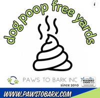 Dog poop pick up / removal services 