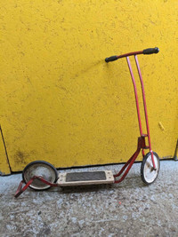 Vintage original condition push scooter 