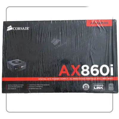 Corsair ax860i PSU New in the box, never opened. Actual item in images.