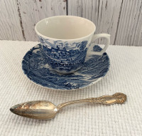 Vintage Cup, Saucer and Spoon