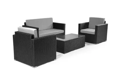 4-Piece Patio Wicker Sofa Set, View more