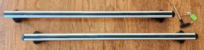 For sale is a pair of Nordrive Alumia adjustable crossbars to fit a variety of small SUVs, such as t...