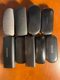 Bunch of used Sunglasses cases 