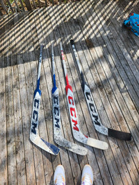 4 CCM goalie sticks. Used 