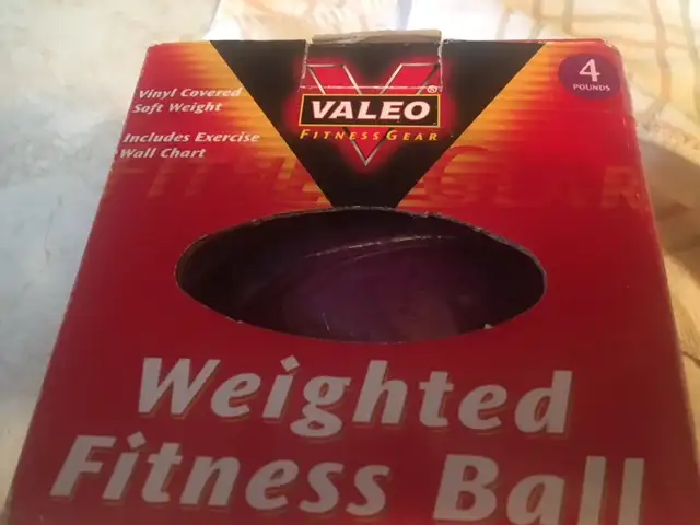 NEW VALEO 4 PD WEIGHTED FITNESS BALL & YORK WEIGHTS & MORE ITEMS in Exercise Equipment in Mississauga / Peel Region - Image 2