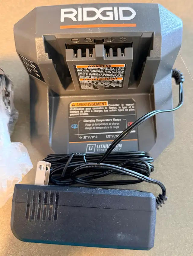 RIDGID 18V Lithium-Ion 4.0 Ah Battery and Charger - New in Power Tools in Kingston - Image 5