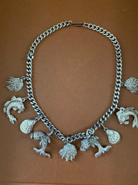 Vintage fish necklace 