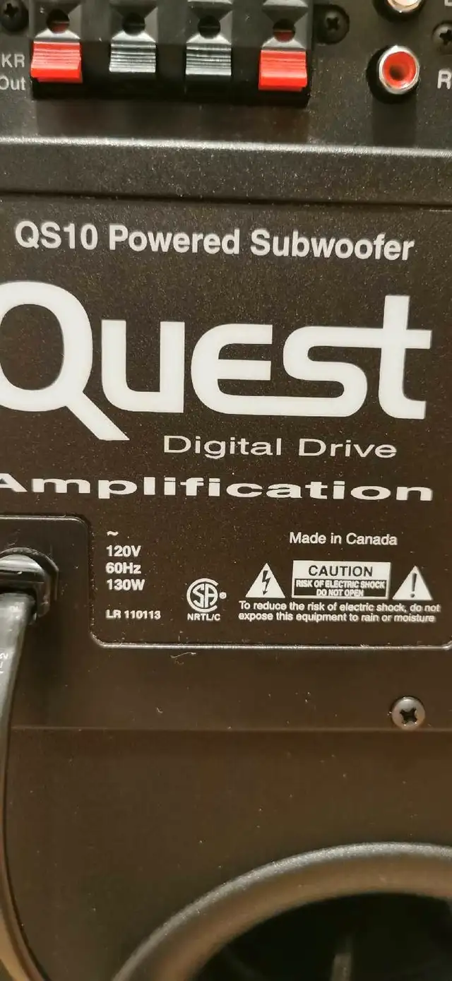 Quest QS10 Powered Subwoofer - $3062864360619266124