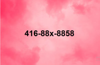 Toronto VIP 416 Unique Phone Numbers For SALE