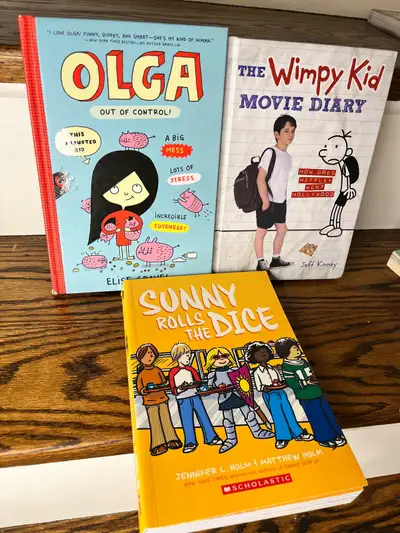 Kids Books Bundle - graphic novel - wimpy kid - Olga  , View more