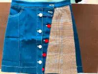 Vero Moda Button Denim Skirt (New) 165/68A