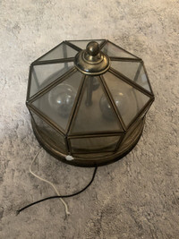 9” 3 bulb flush mount light 